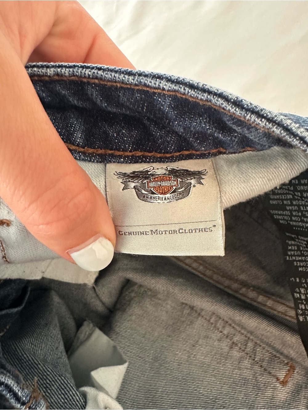 Vintage Harley-Davidson Straight-Leg Jeans - Picture 7 of 7